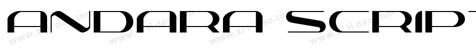 Andara Script字体转换